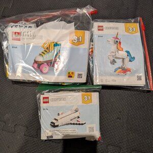 LEGO Creator Bundle – 31140 / 31148 / 31134 – Complete, Like New